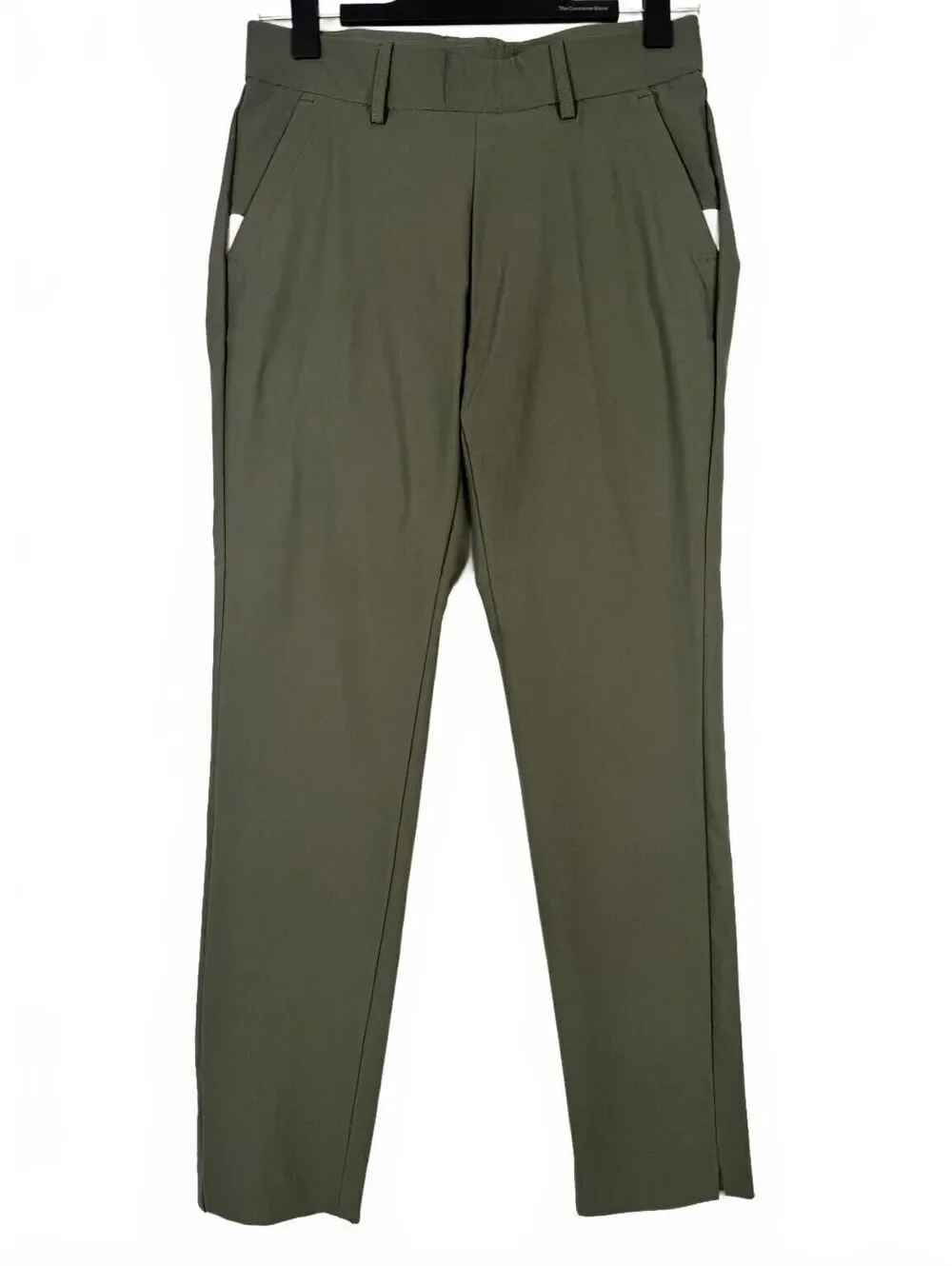 KJUS Women's Performance Golf Pants Army Green Technical Stretch Size 36 /‎ 6
